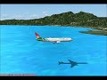 Air Seychelles landing @ Seychelles Int. Airport
