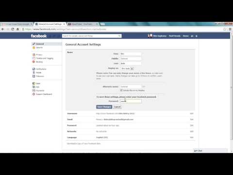 how to u change your name in facebook