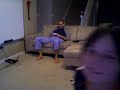 My dad sacking himself with an xbox 360 contoller