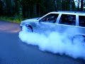 Smoking up som tires