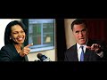 Condoleezza Rice Endorses Romney