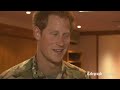 prince harry has arrived back at raf brize norton in oxfordshire after his second tour of duty in afghanistan. prince harry has arrived back in the uk after ...