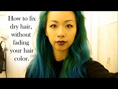 how to treat dyed hair