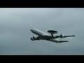 B52H and E-3D Sentry depart from Riat 2008