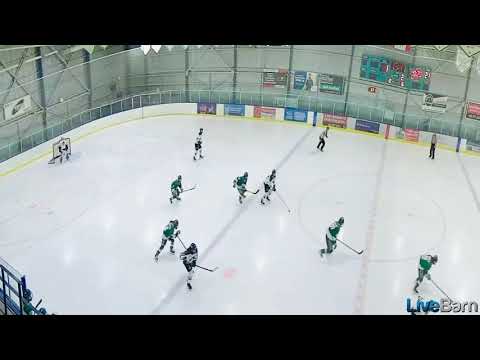 Matteo Andrew. Defence, coming from far side to help, played the body.