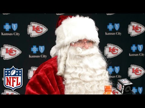 Video: Andy Reid as Santa Claus Talks About His Team After the Game! | Dolphins vs. Chiefs | NFL Wk 16