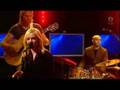 Fredrika Stahl with band on Swedish Television.