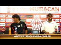 Declaraciones de Apuzzo - Huracán 1 Dep.Merlo 0