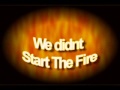 We Didn't Start The Fire