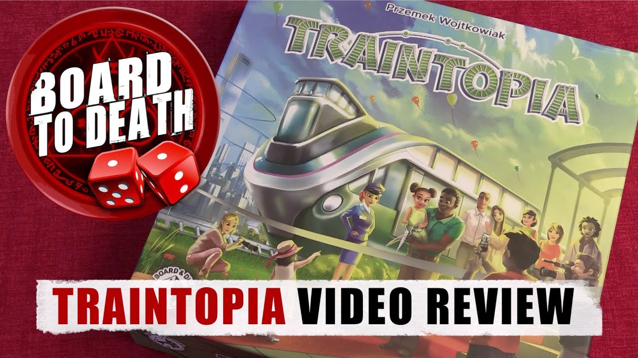 Traintopia Board Game Video Review by Board to Death TV