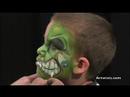 how to paint a zombie face