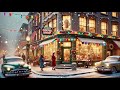 🎄COZY 1950'S COFFEE SHOP AT CHRISTMAS TIME: CLASSIC CHRISTMAS SONG ..