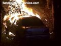 BOURNE, MA- Fiery Car Crash- Two Escape Flames (06-03-09)