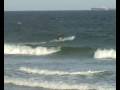 Kitesurfing unhooked and strapless