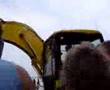 Gardai force Digger onto Private Land
