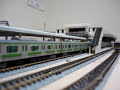 Ｎゲージ　鉄道模型　山手線　東京駅(仮)