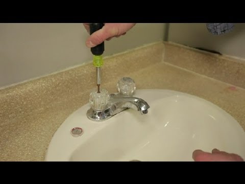 how to fix a sink knob