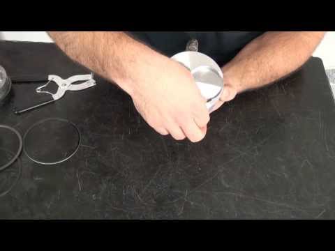 how to fit rings on a piston