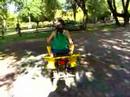 Josu derrapando en cuadrimoto
