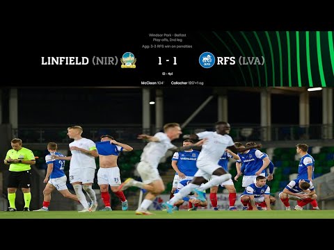  FC Linfield Belfast 1-1 ( 2-4 g.p. ) RFS Rigas Fu...