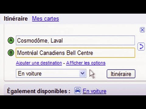 Transport en commun sur Google Maps (French Version)