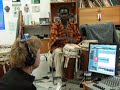 modou diouf with ramon goose appearing together as part of a world music & blues recording project
