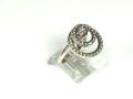 videos de Two Circle Motion 14k Gold spinning Ring FL-808
