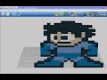 LEGO Sculpture #38- 8-bit Unhelmeted Mega Man from MM II LEGO Sculpture #38- 8-bit Unhelmeted Mega Man from MM II