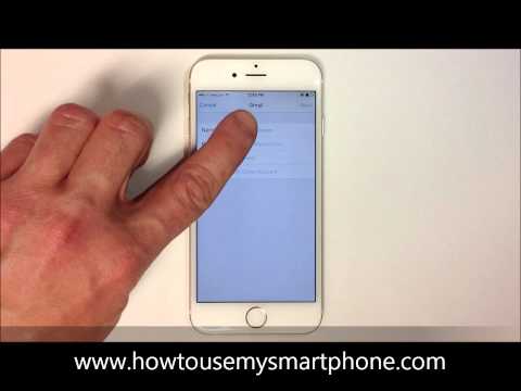how to set email on iphone 6