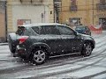Stigliano (MT), è arrivata la neve
