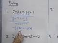 Algebra - Linear Equations in One Variable - Ch. 2.1