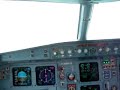 cockpit view landing manaus    am