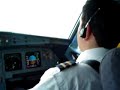 cockpit view landing manaus    am