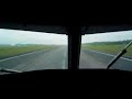 cockpit view landing manaus    am
