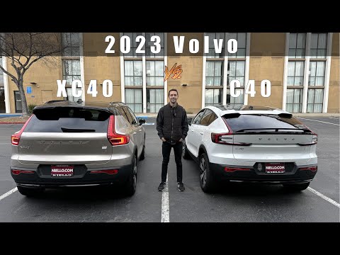 2023 volvo xc40 vs volvo c40 which one is better
