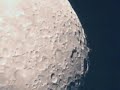 Lua pelo Telescópio e webcan em Cuiabá.MT Lua pelo Telescópio e webcan em Cuiabá.MT