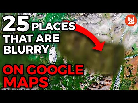 25 Places That Are Suspiciously Blurry On Google Maps