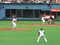 2008年3月15日 楽天とのオープン戦後の黒木知宏投手の引退セレモニーで行われた最後のマウント　第３打者ロッテの盟友の福浦和也選手との対戦
