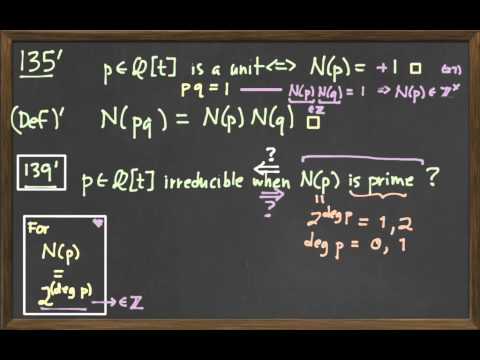 how to prove irreducibility of a polynomial