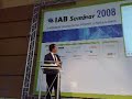Iab Seminar 2008: intervento di Gilles Cleef