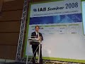 Iab Seminar 2008: intervento di Gilles Cleef