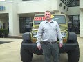 Pearson Ford's Shawn Lester with a Jeep