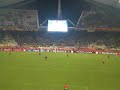 aek fans at aek-lille after 90 minutes