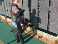 The Moving Wall- a half size replica of the Vietnam War Memorial arrives in Poteau, Oklahoma