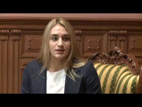Igor Dodon a conferit sportivei Tatiana Salcuțan Diploma de Onoare a Președintelui RM