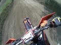 Beppe Drago in pista a cadrezzate(va)con KTM 250 sxf ripresa on board vio pov 1