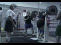 Jim Pope 600lb Double Raw Squat (PR}  7-06-08