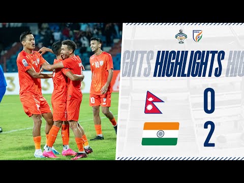 Nepal 0-2 India | Full Highlights | SAFF Champions...