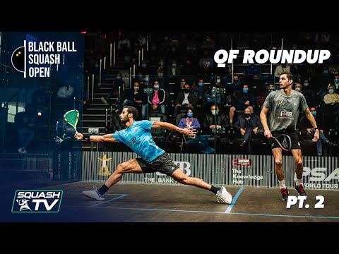 Squash: CIB Black Ball Open 2020 - Men's QF Roundup [Pt.2]