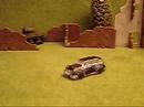 konami combat digiQ tank crushes car